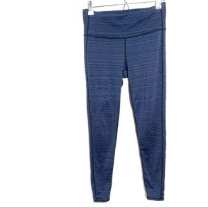 Athleta Heather Navy Blue High-rise Leggings
